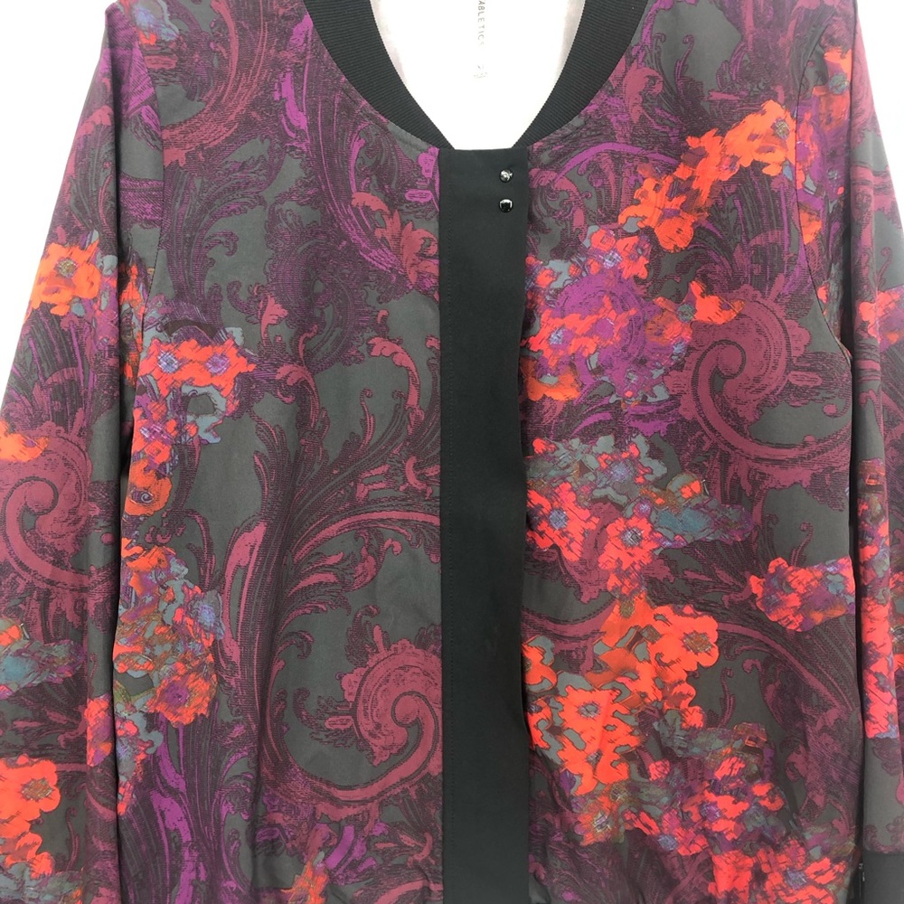Fabletic Floral Ithaca Bomber Athletic Jacket - Picture 5 of 16